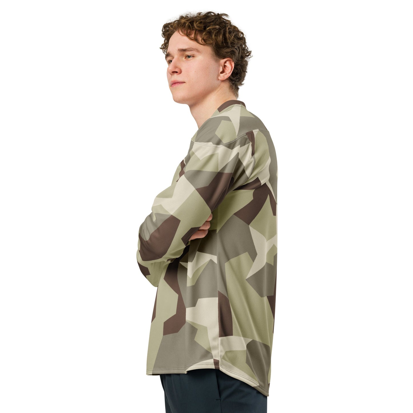 Swedish M90 Desert CAMO Unisex Hockey Fan Jersey - 2XS
