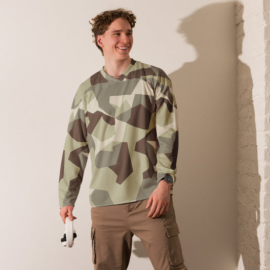 Swedish M90 Desert CAMO hockey fan jersey - Hockey Jerseys