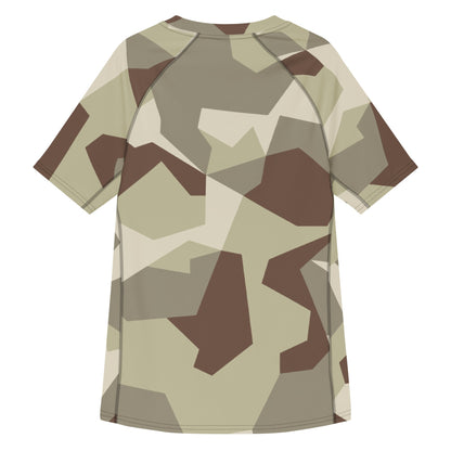 Swedish M90 Desert CAMO Mens Short-Sleeve Rash Guard