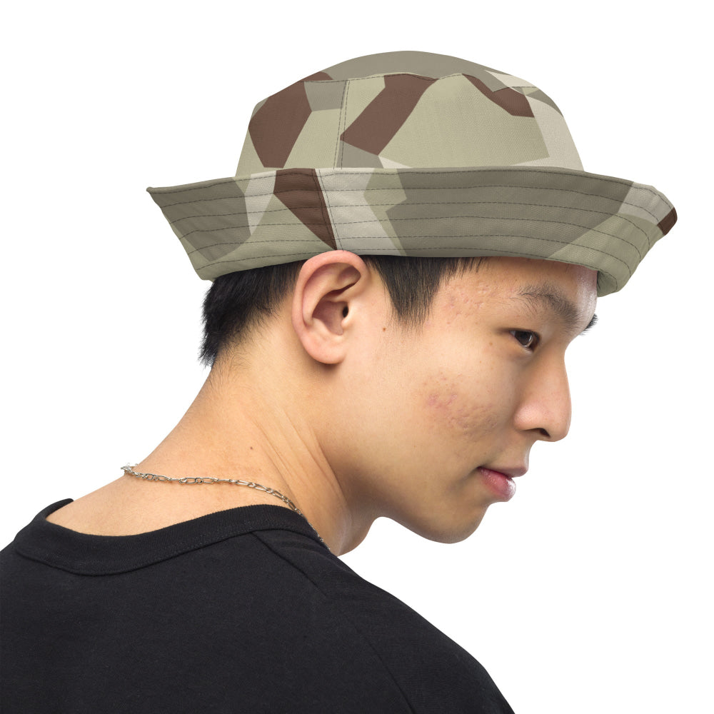 Swedish M90 Desert CAMO Reversible bucket hat - Bucket Hat