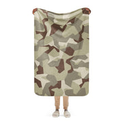 M90 Swedish Desert CAMO Sherpa Blanket - 37″×57″