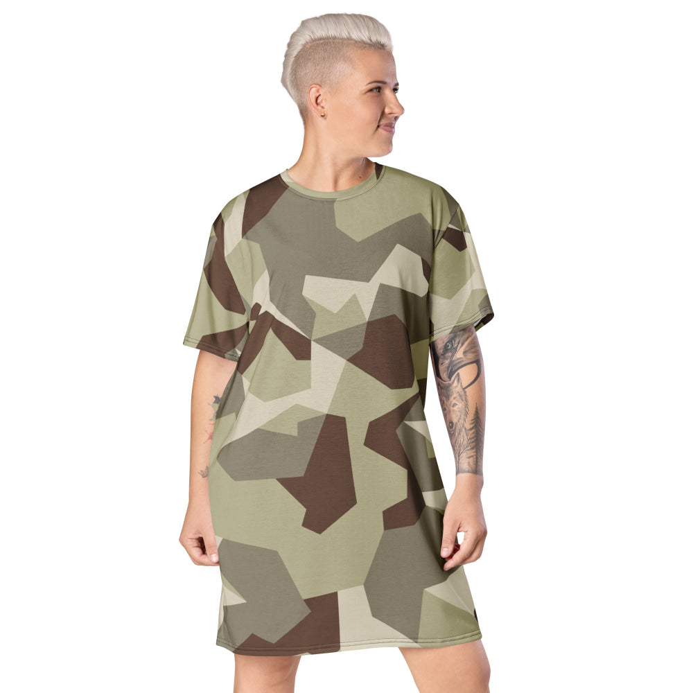 Swedish M90 Desert CAMO T-shirt dress - 2XS - Womens T-Shirt Dress