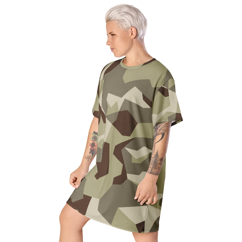 Swedish M90 Desert CAMO T-shirt dress - Womens T-Shirt Dress