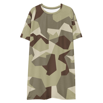 Swedish M90 Desert CAMO T-shirt dress - Womens T-Shirt Dress