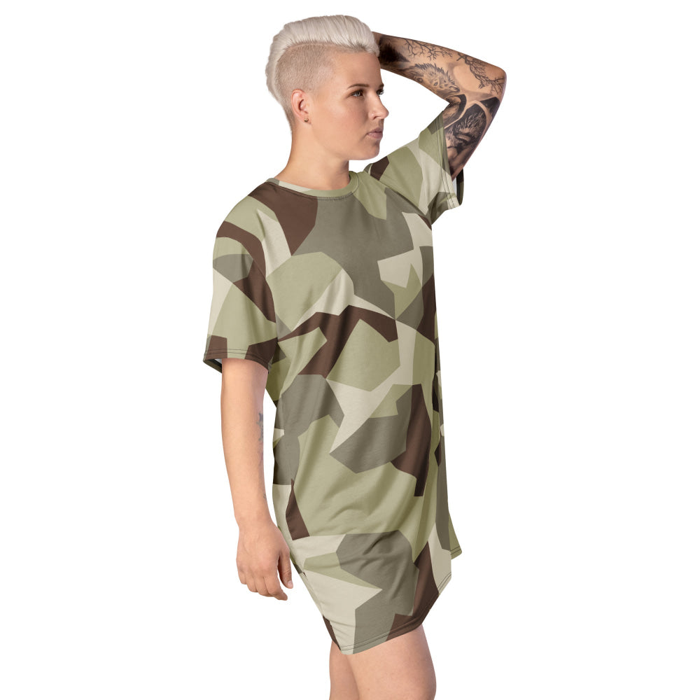 Swedish M90 Desert CAMO T-shirt dress - Womens T-Shirt Dress