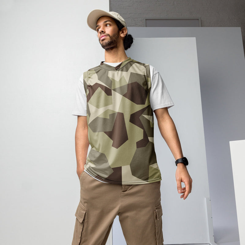 M90 Swedish Desert CAMO Unisex Basketball Jersey - 2XS