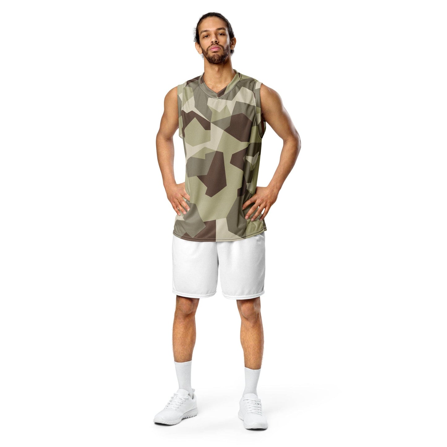 Swedish M90 Desert CAMO unisex basketball jersey - Unisex Basketball Jersey