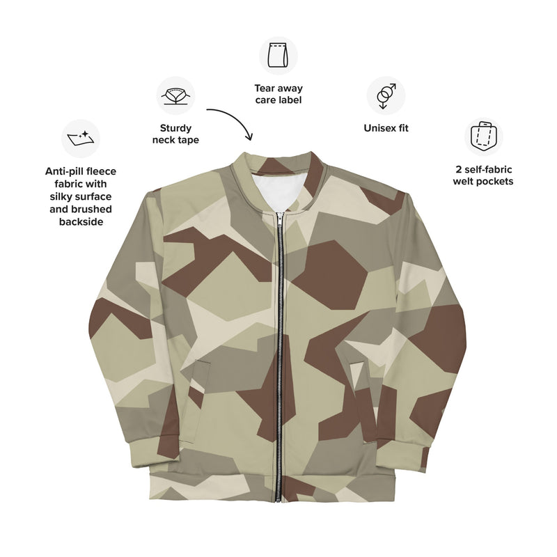 M90 Swedish Desert CAMO Unisex Bomber Jacket