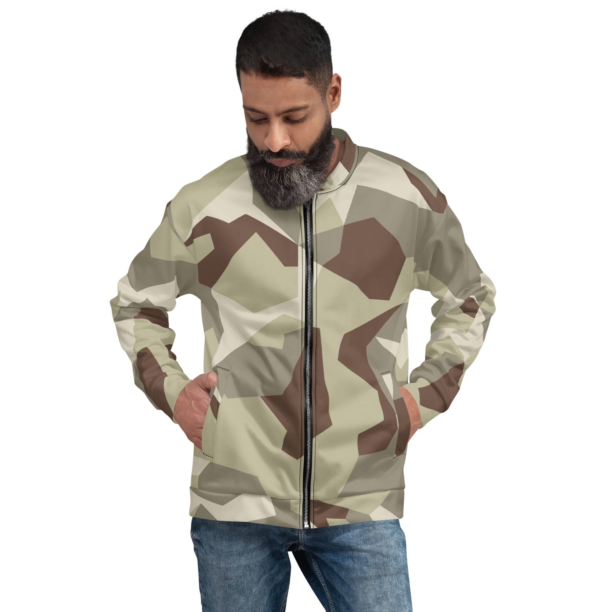 Swedish M90 Desert CAMO Unisex Bomber Jacket