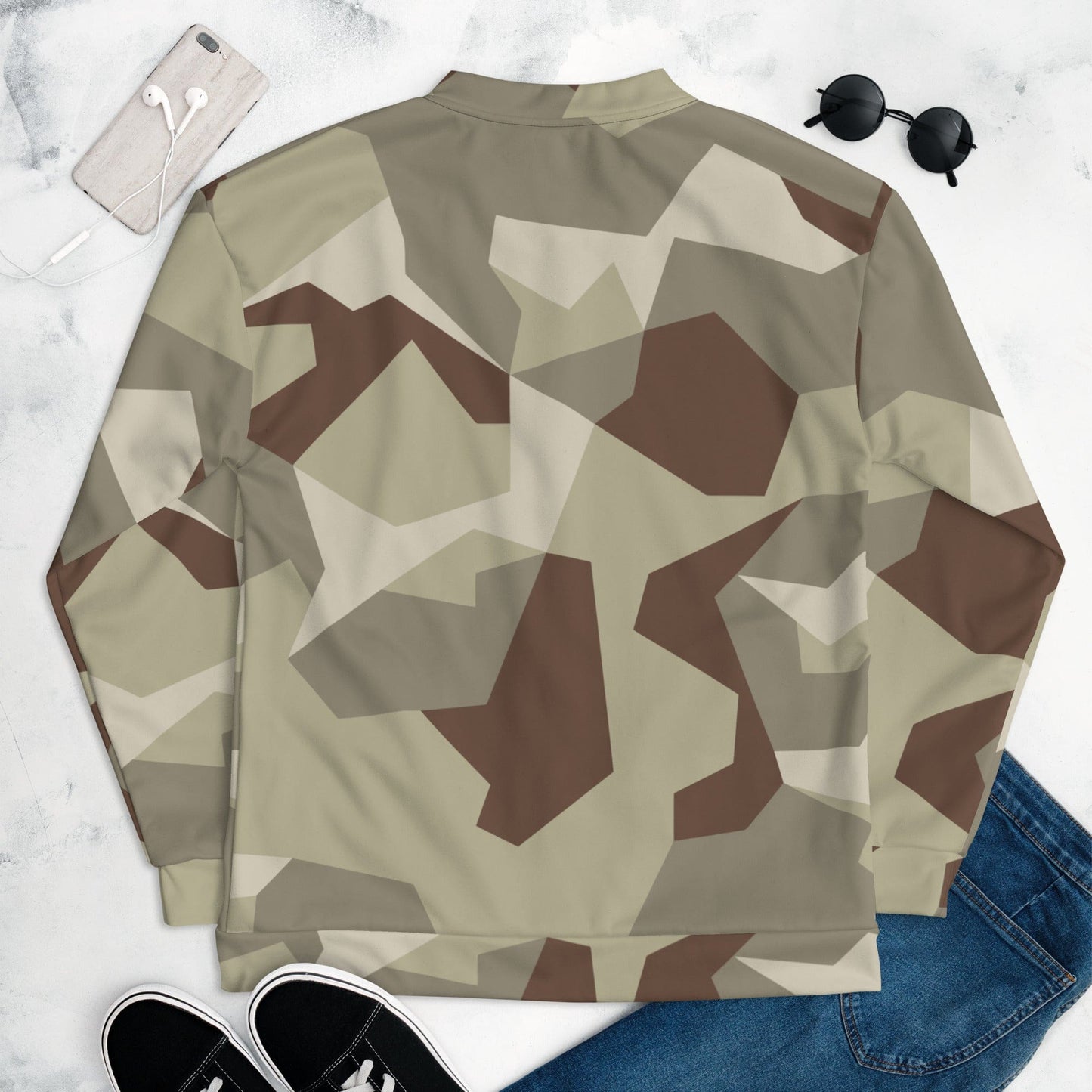 Swedish M90 Desert CAMO Unisex Bomber Jacket