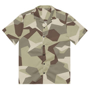 M90 Swedish Desert CAMO Unisex Short-Sleeve Button Shirt - 2XS - Button-Up
