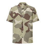 M90 Swedish Desert CAMO Unisex Short-Sleeve Button Shirt - Button-Up