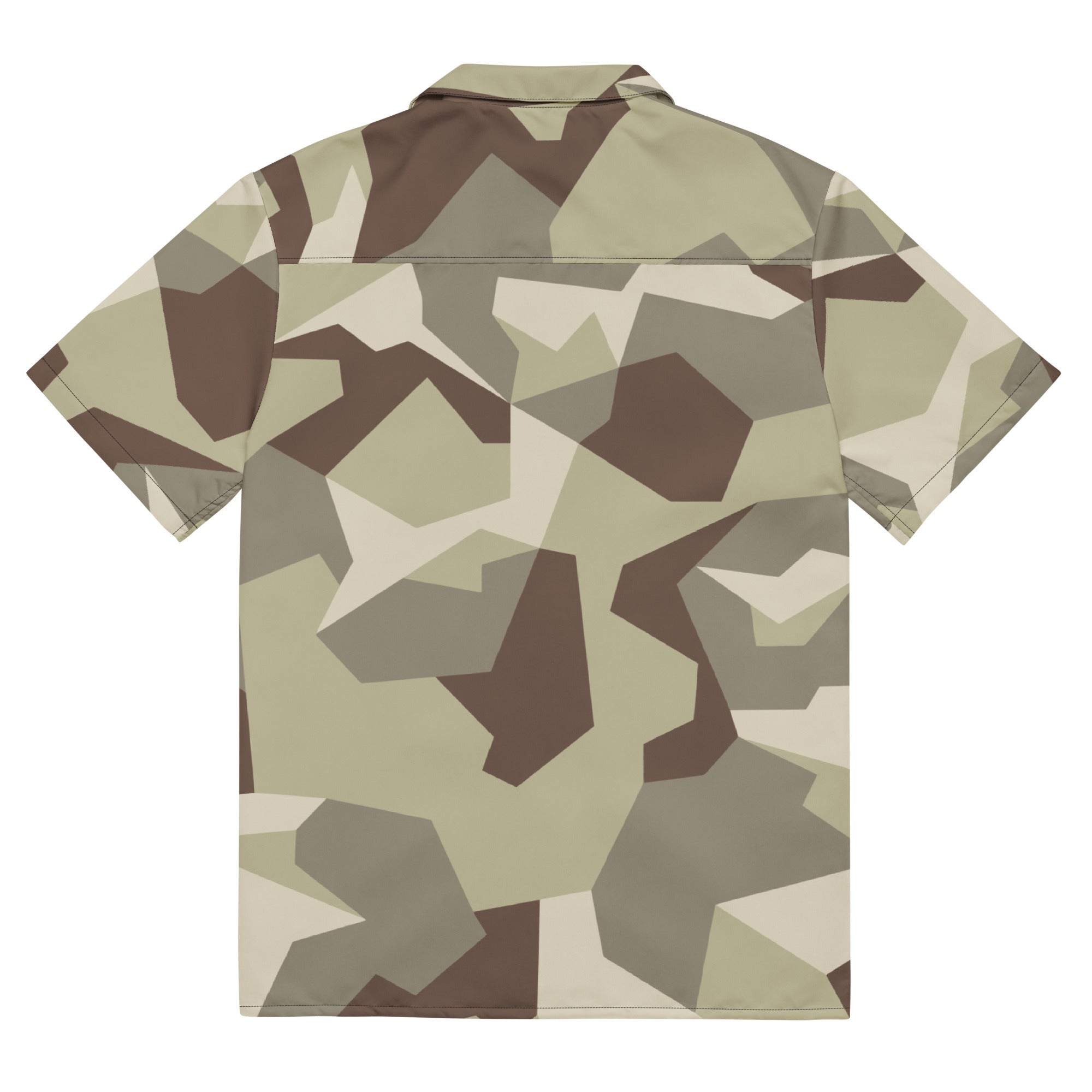 CAMO HQ - Swedish M90 Desert CAMO Unisex Short-Sleeve Button Shirt
