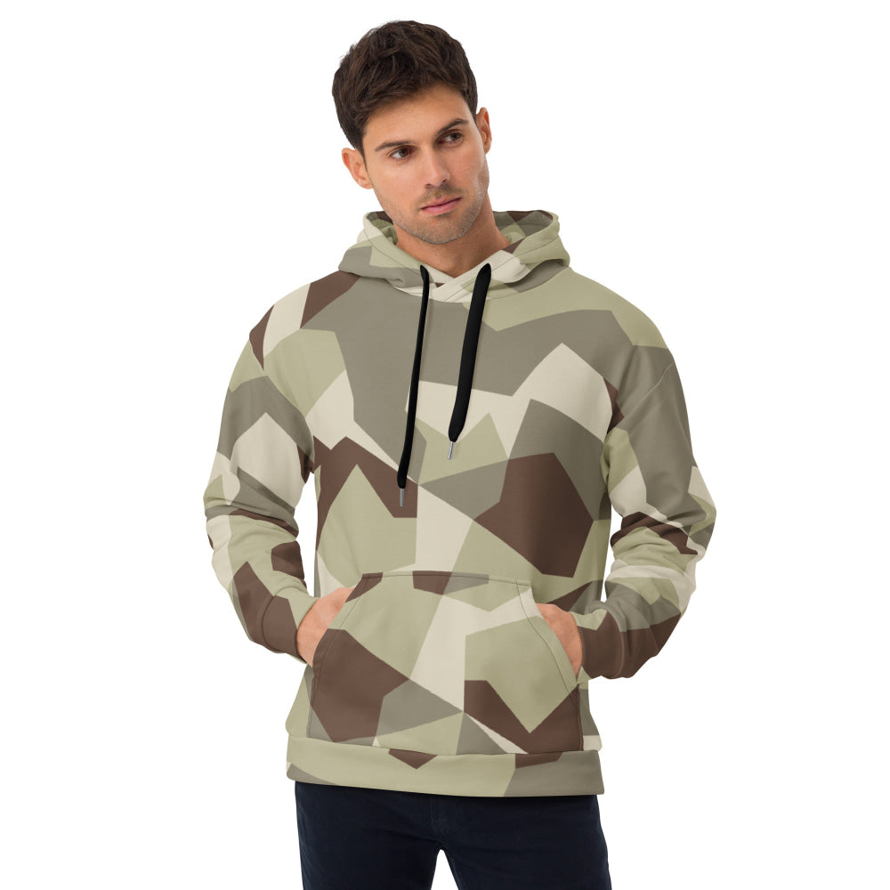 Swedish M90 Desert CAMO Unisex Hoodie - 2XS