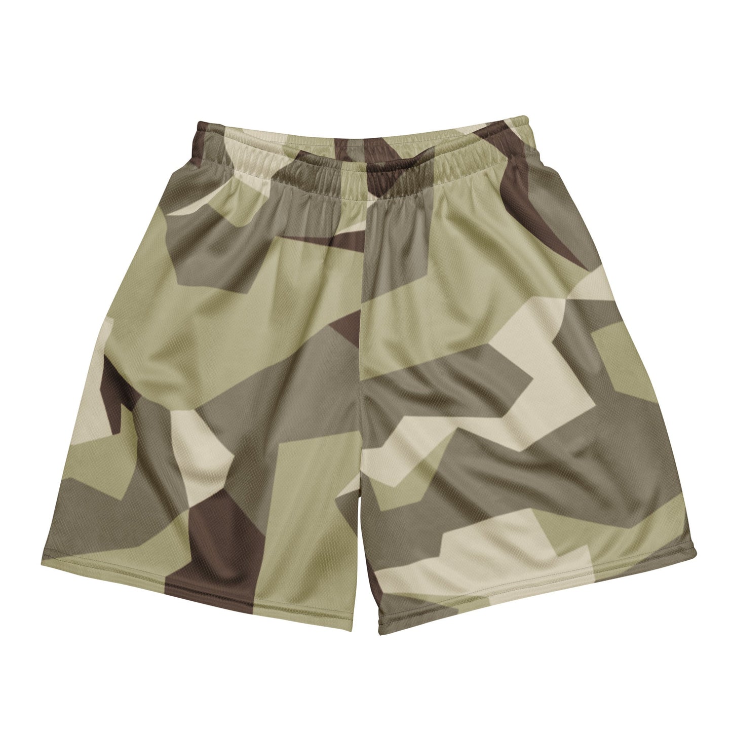 Swedish M90 Desert CAMO Unisex Mesh Shorts - 2XS