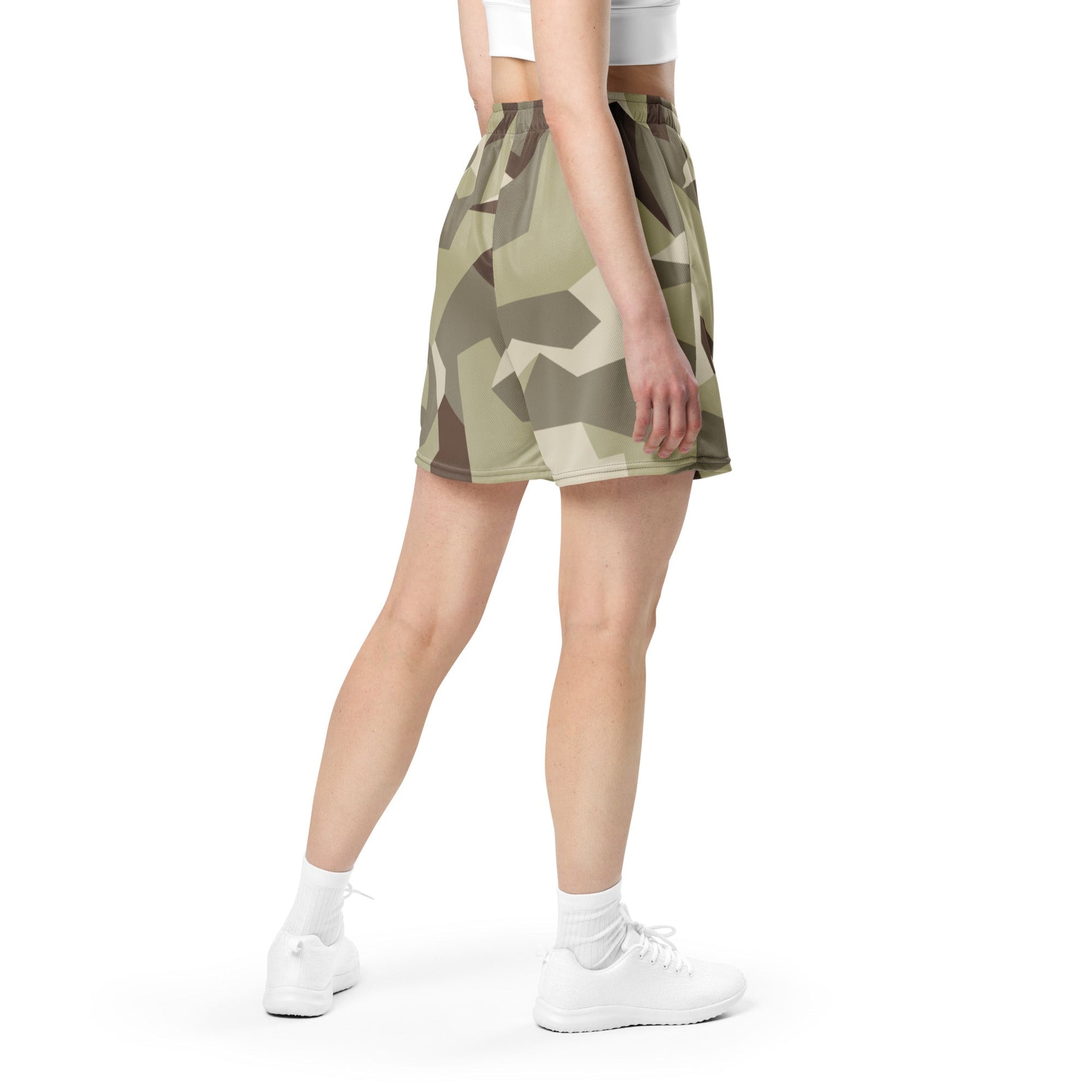 Swedish M90 Desert CAMO Unisex Mesh Shorts