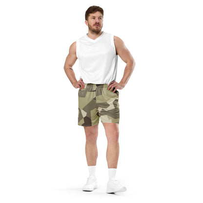 Swedish M90 Desert CAMO Unisex Mesh Shorts