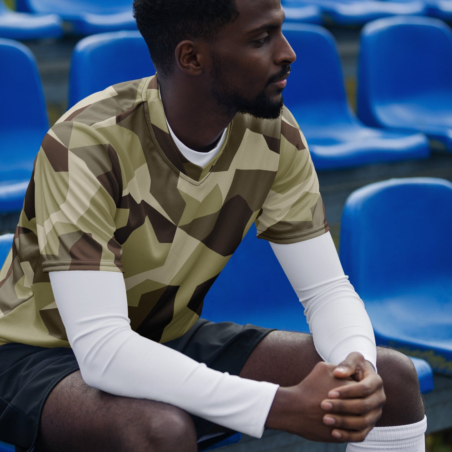 Swedish M90 Desert CAMO unisex sports jersey - Sports Jerseys