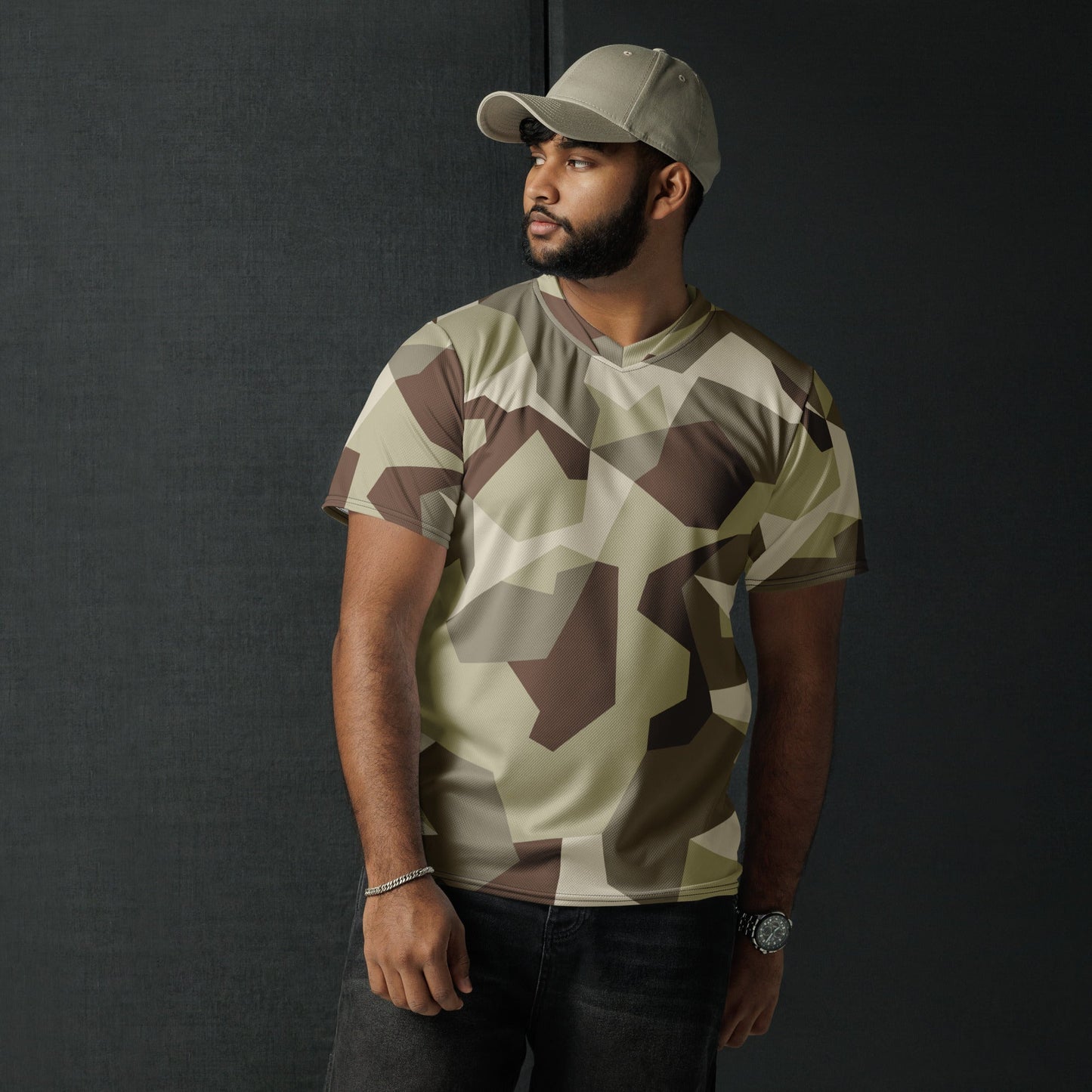 Swedish M90 Desert CAMO unisex sports jersey - Sports Jerseys