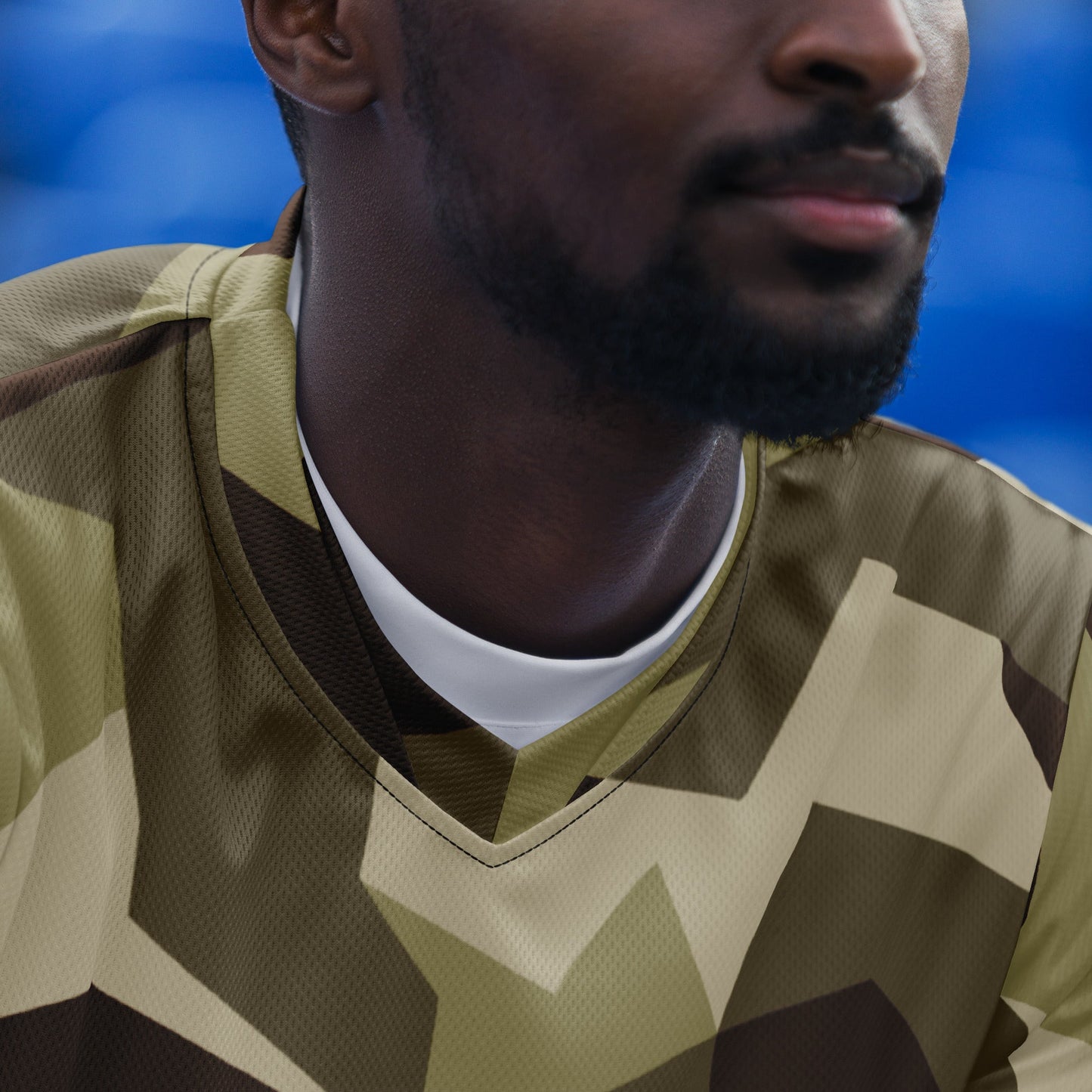 Swedish M90 Desert CAMO unisex sports jersey - Sports Jerseys