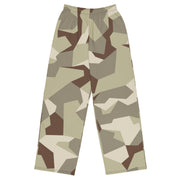 M90 Swedish Desert CAMO Unisex Wide-Leg Leisure Pants - 2XS - Pant