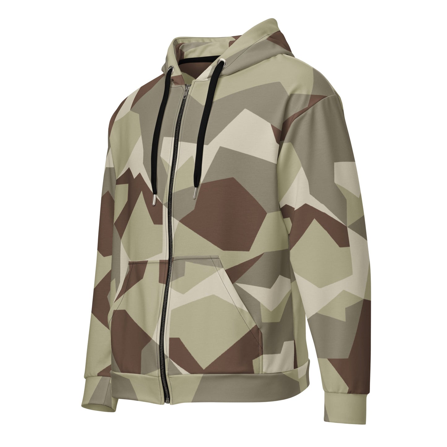 Swedish M90 Desert CAMO Unisex zip hoodie - Zip Hoodies