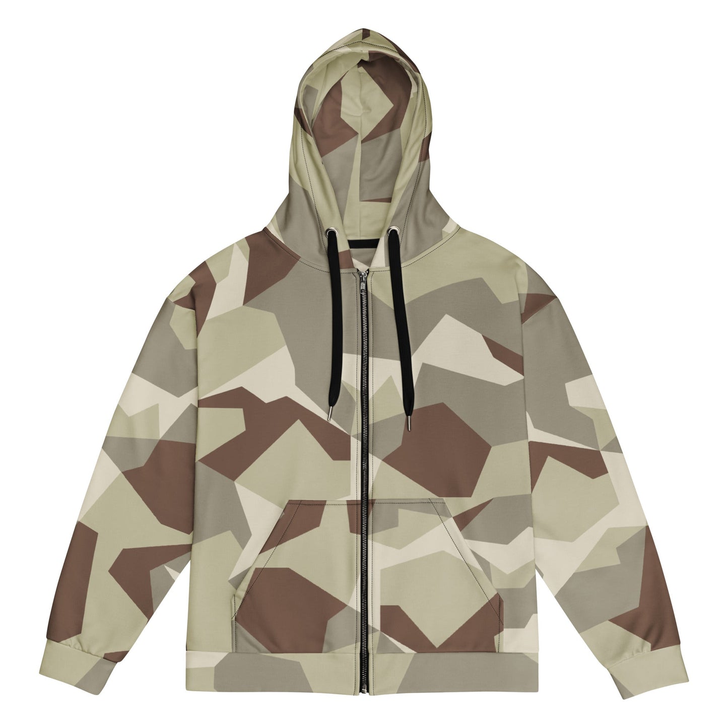 Swedish M90 Desert CAMO Unisex zip hoodie - 2XS - Zip Hoodies