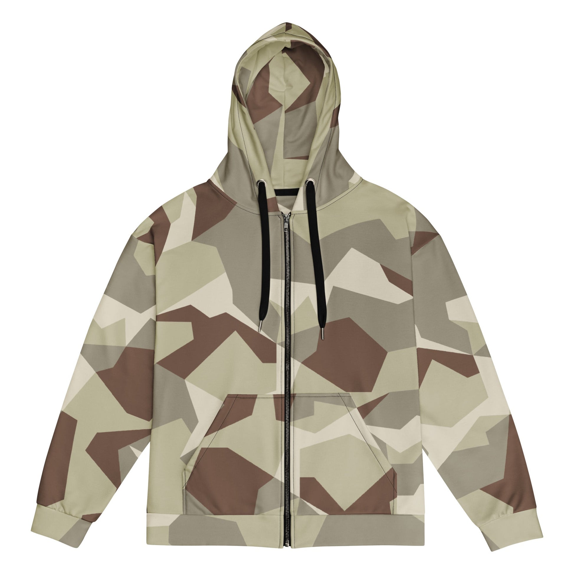 Swedish M90 Desert CAMO Unisex zip hoodie - 2XS - Zip Hoodies