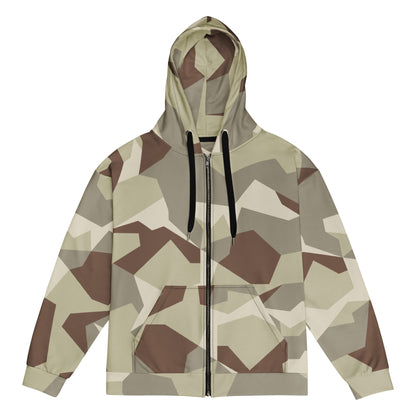 Swedish M90 Desert CAMO Unisex zip hoodie - 2XS - Zip Hoodies