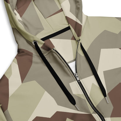Swedish M90 Desert CAMO Unisex zip hoodie