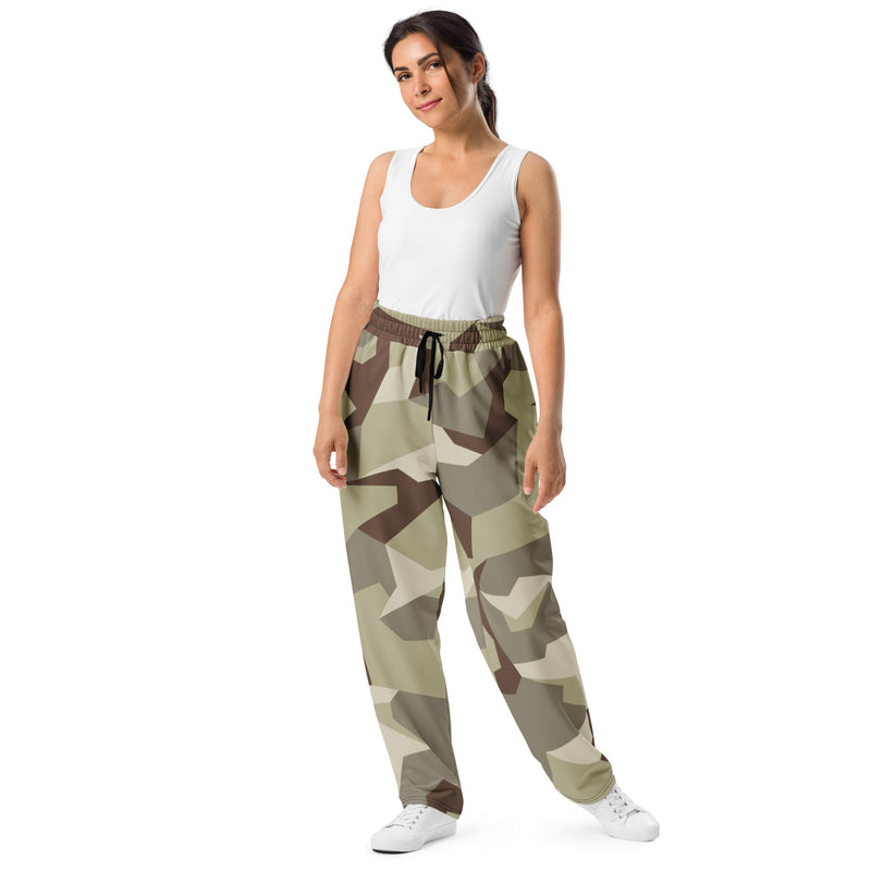 M90 Swedish Desert CAMO Unisex Wide-Leg Joggers