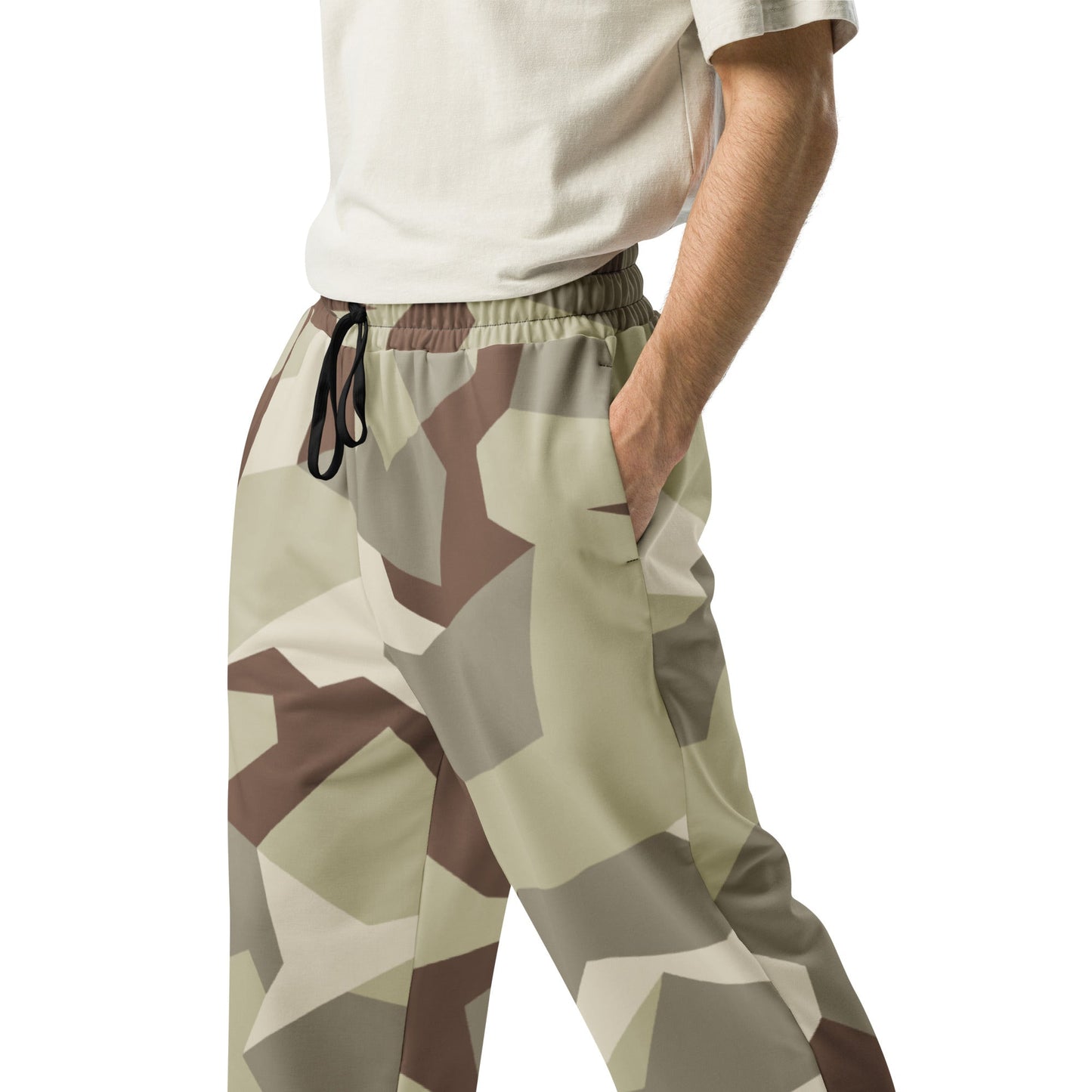 Swedish M90 Desert CAMO Unisex Wide-Leg Joggers