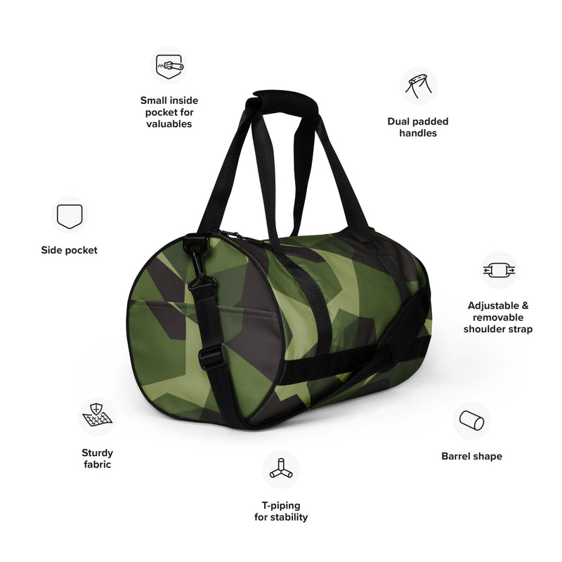 M90 Swedish Woodland CAMO Gym Bag
