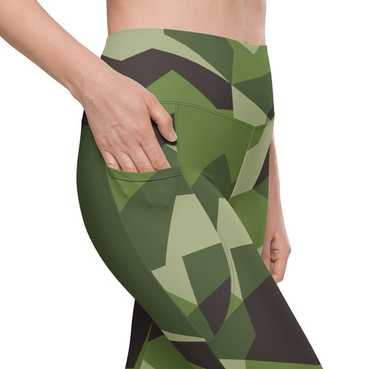 Swedish M90 CAMO Leggings with pockets - Womens With Pockets