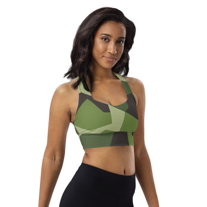 Swedish M90 CAMO Longline sports bra - Womens Sports Bra