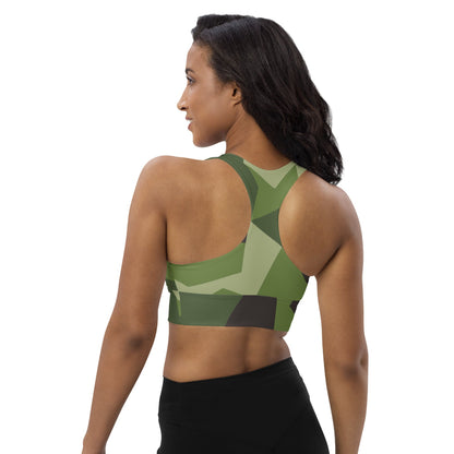 Swedish M90 CAMO Longline sports bra - Womens Sports Bra