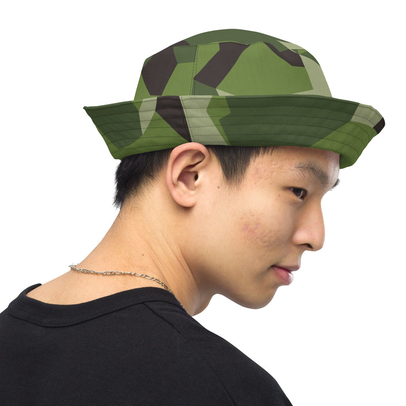 M90 Swedish Woodland CAMO Reversible Bucket Hat