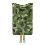 M90 Swedish Woodland CAMO Sherpa Blanket - 37″×57″