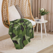 M90 Swedish Woodland CAMO Sherpa Blanket