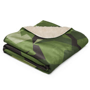 M90 Swedish Woodland CAMO Sherpa Blanket