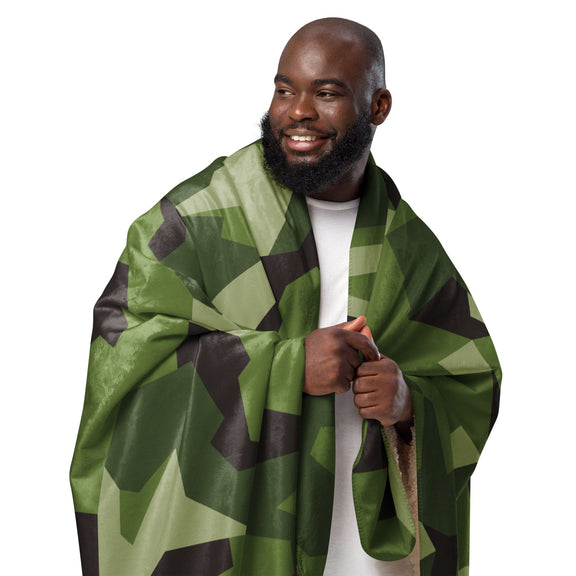 Swedish M90 CAMO Sherpa blanket - Blankets