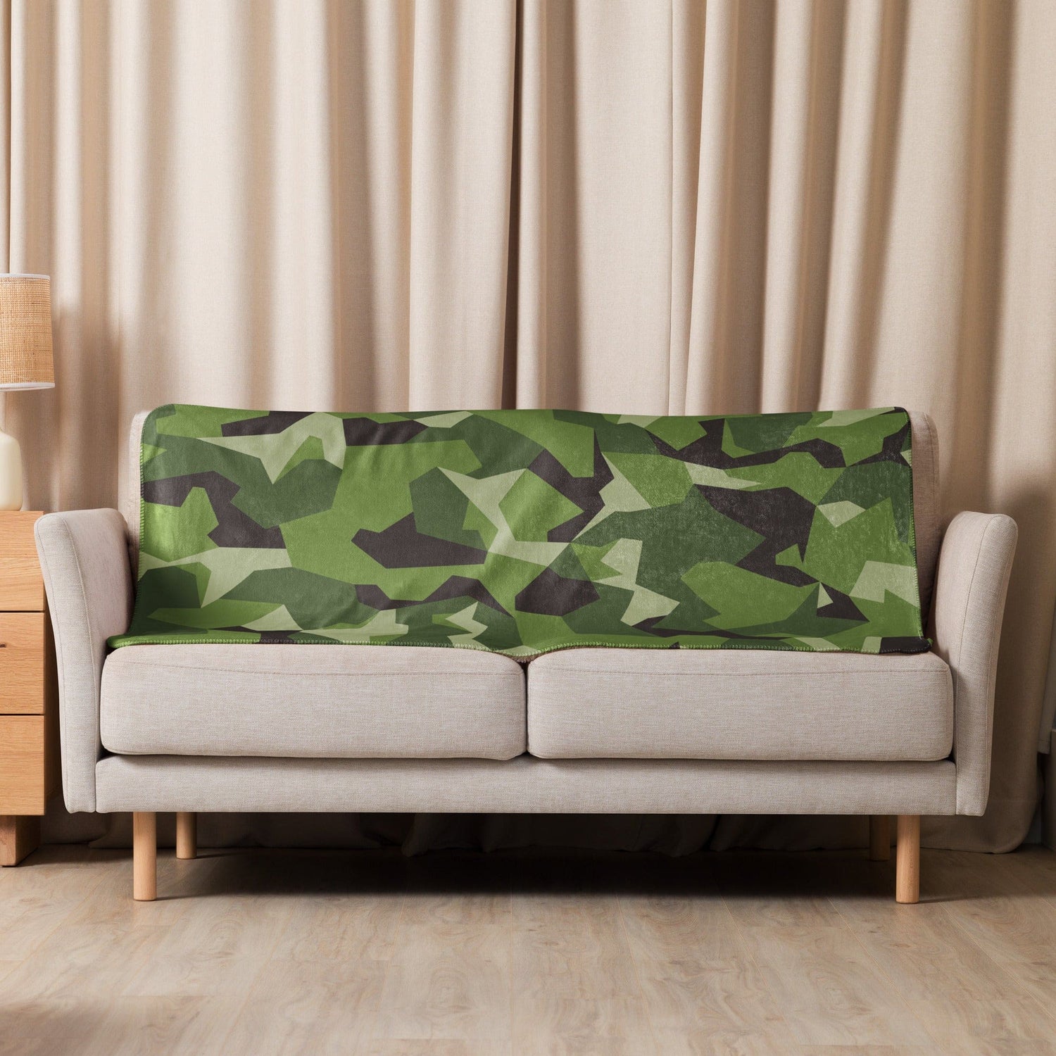 Swedish M90 CAMO Sherpa blanket - Blankets