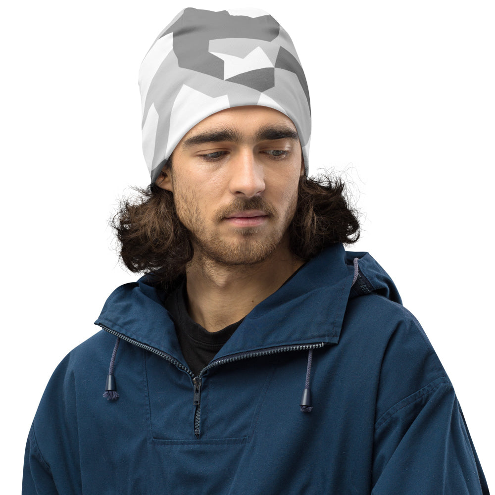 Swedish M90 Snow CAMO Beanie