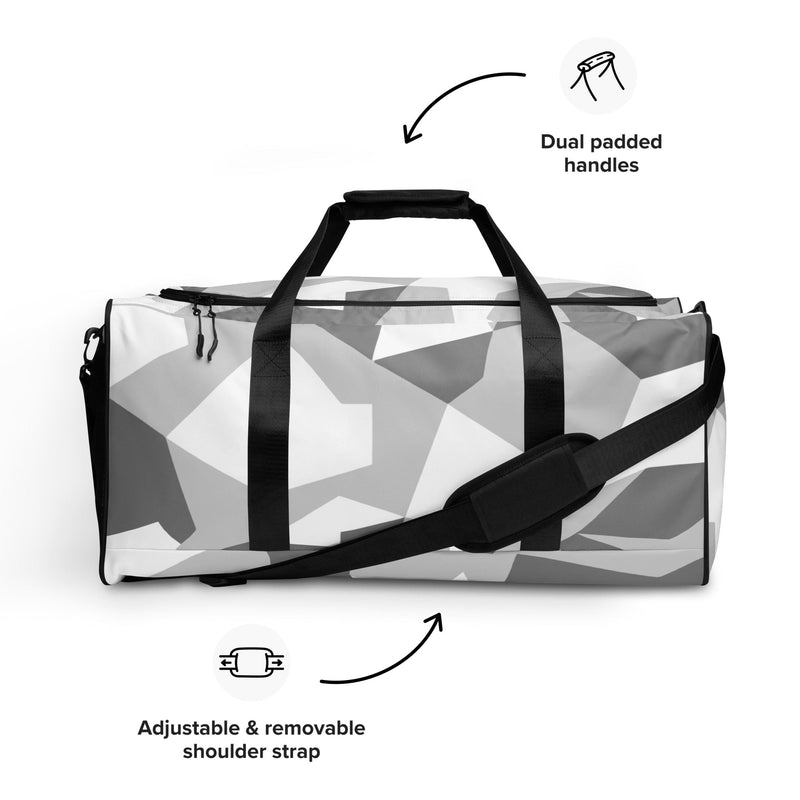 M90 Swedish Snow CAMO Duffle Bag