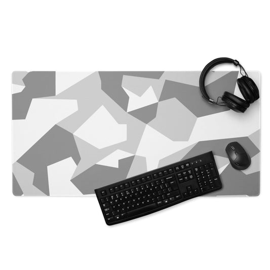 Swedish M90 Snow CAMO Gaming mouse pad - 36″×18″ - Mouse Pad