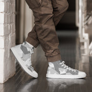 M90 Swedish Snow CAMO Mens High-Top Canvas Shoes
