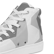 M90 Swedish Snow CAMO Mens High-Top Canvas Shoes