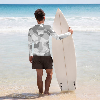 Swedish M90 Snow CAMO Mens Long-sleeve Rash Guard - Guards
