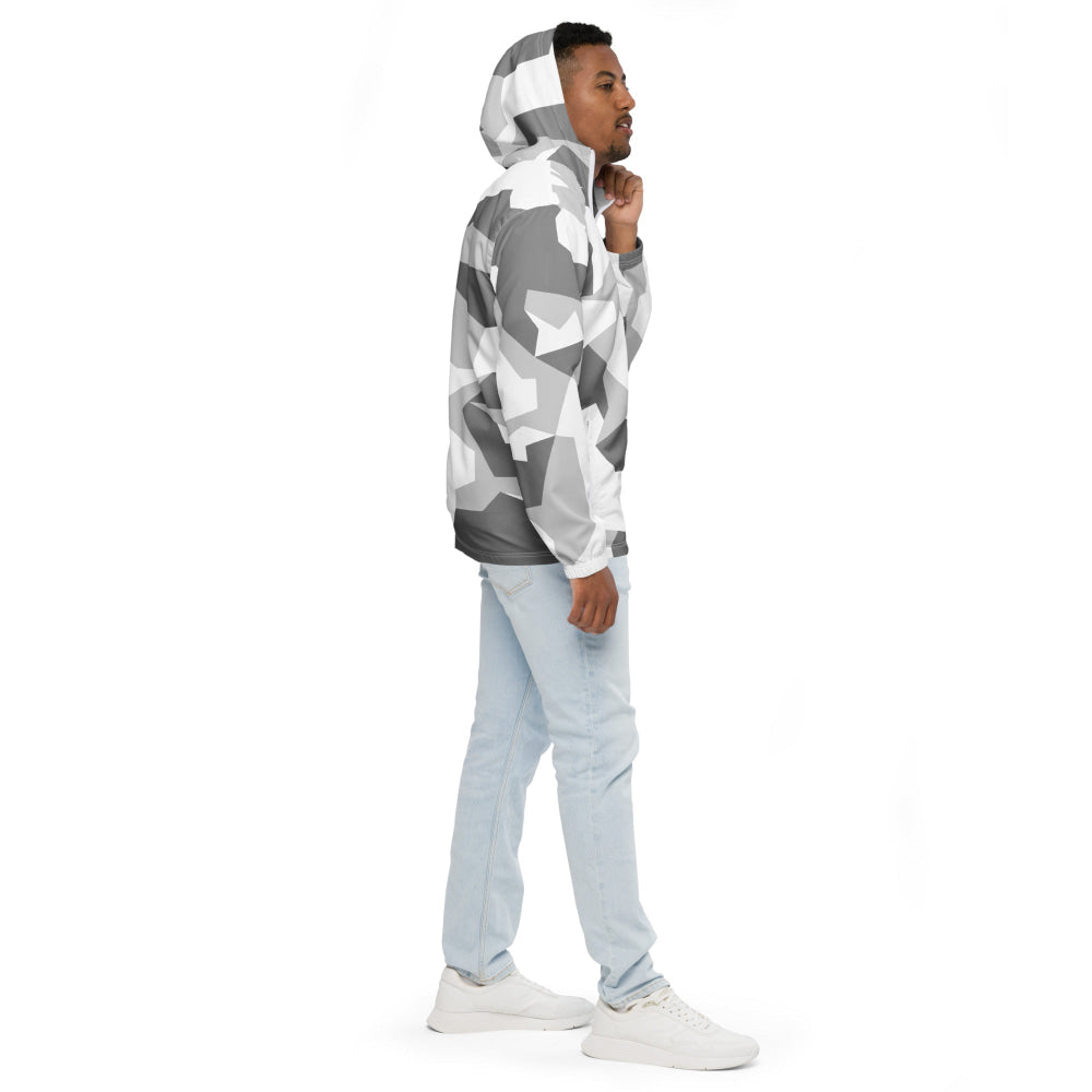 Swedish M90 Snow CAMO Men’s windbreaker - Mens Windbreaker