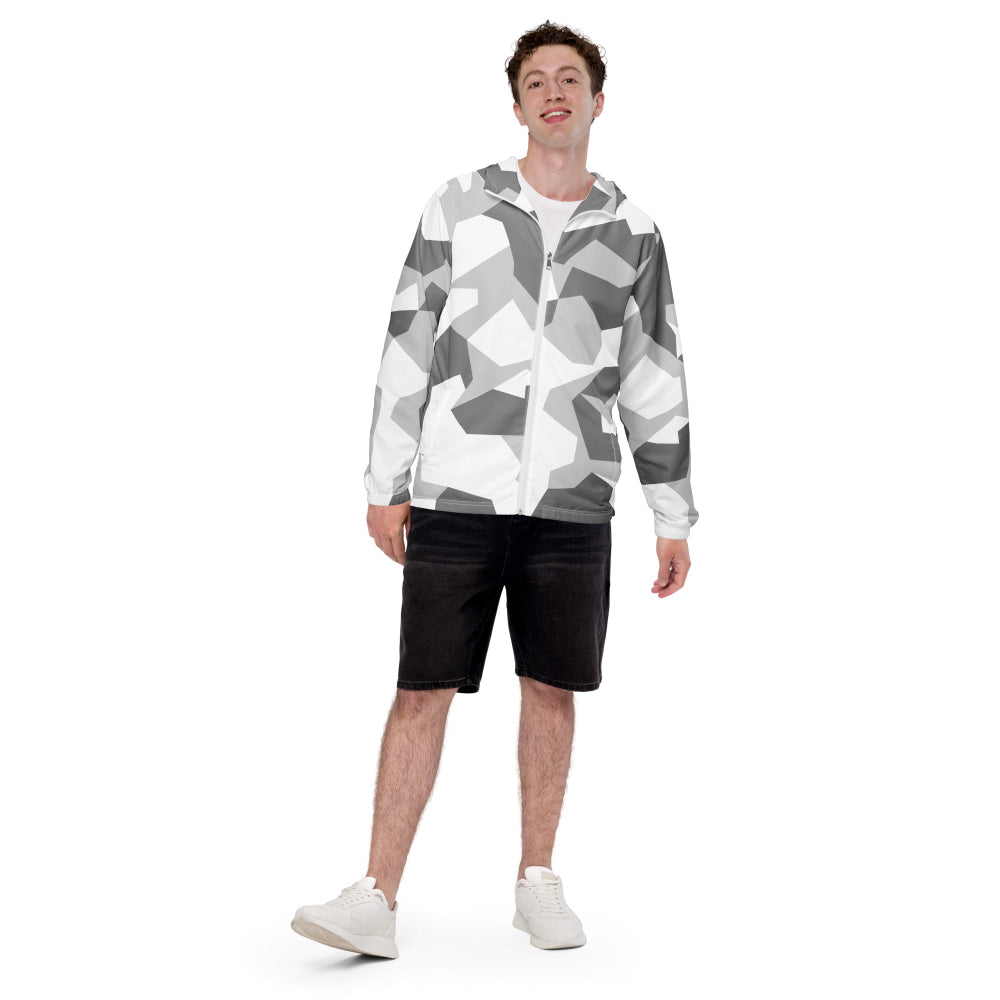 Swedish M90 Snow CAMO Men’s windbreaker - Mens Windbreaker